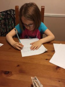 Eowyn writing her story