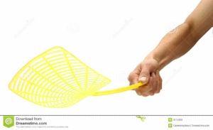 yellow fly swatter