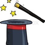 17618468-cartoon-magic-hat