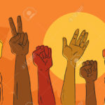 23193698-Hands-rising-in-political-protest-Stock-Vector
